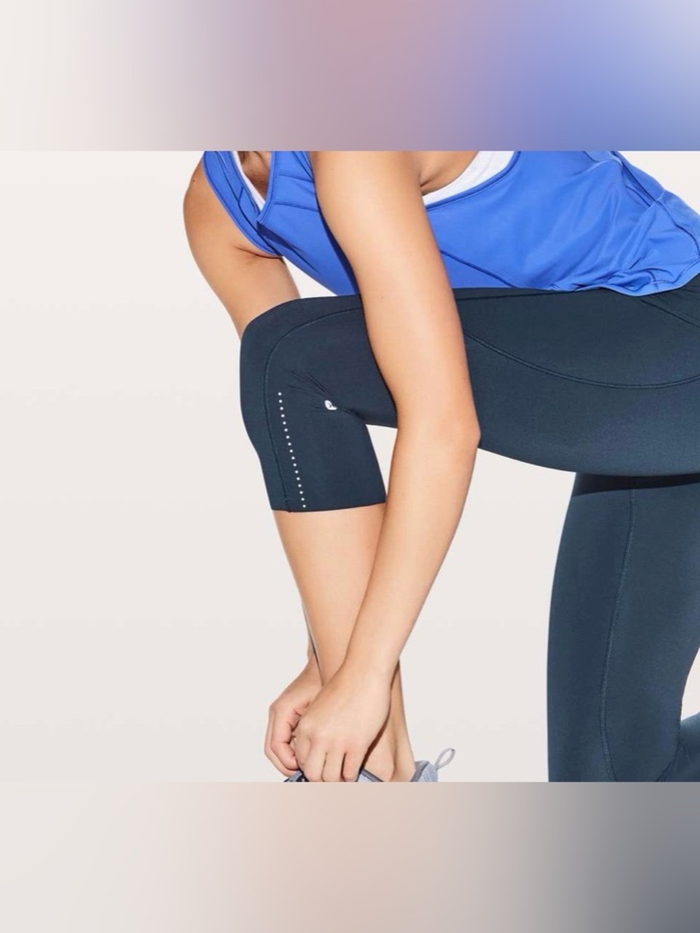 Lululemon Fast & Free Crop II *Nulux 19"
True Navy (First Release)